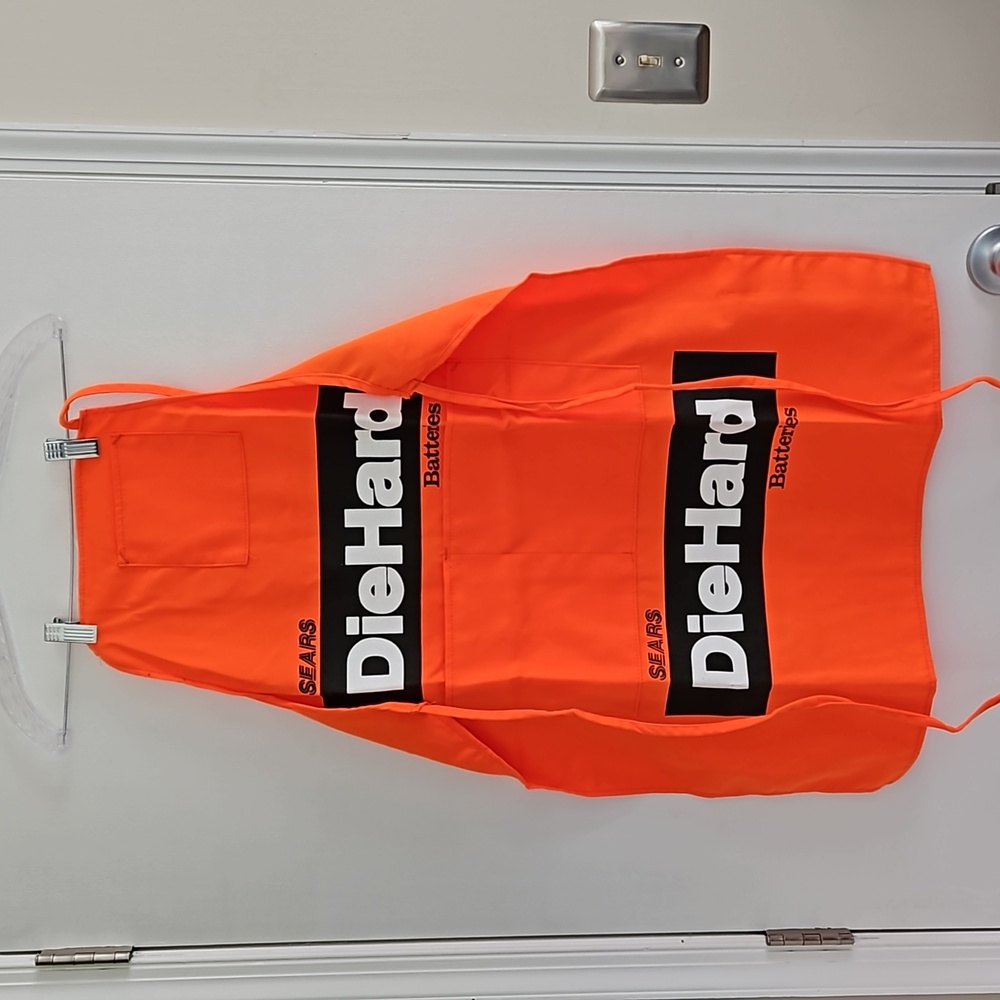 NWOT Vintage Sears Die Hard Batteries Apron Made in the USA